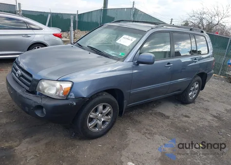 2006 Toyota Highlander V6 z USA, uszkodzony, nr VIN JTEEP21A660152132